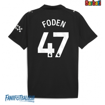 Manchester City Phil Foden #47 Tricou Fotbal Replică 2025-26 Barbati Deplasare